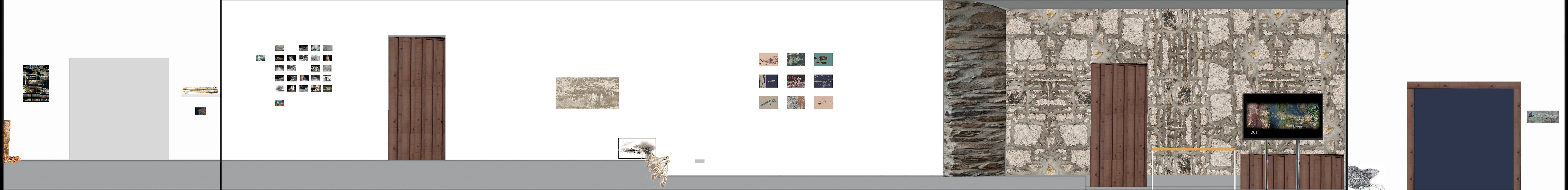 Installation design – gallery walls